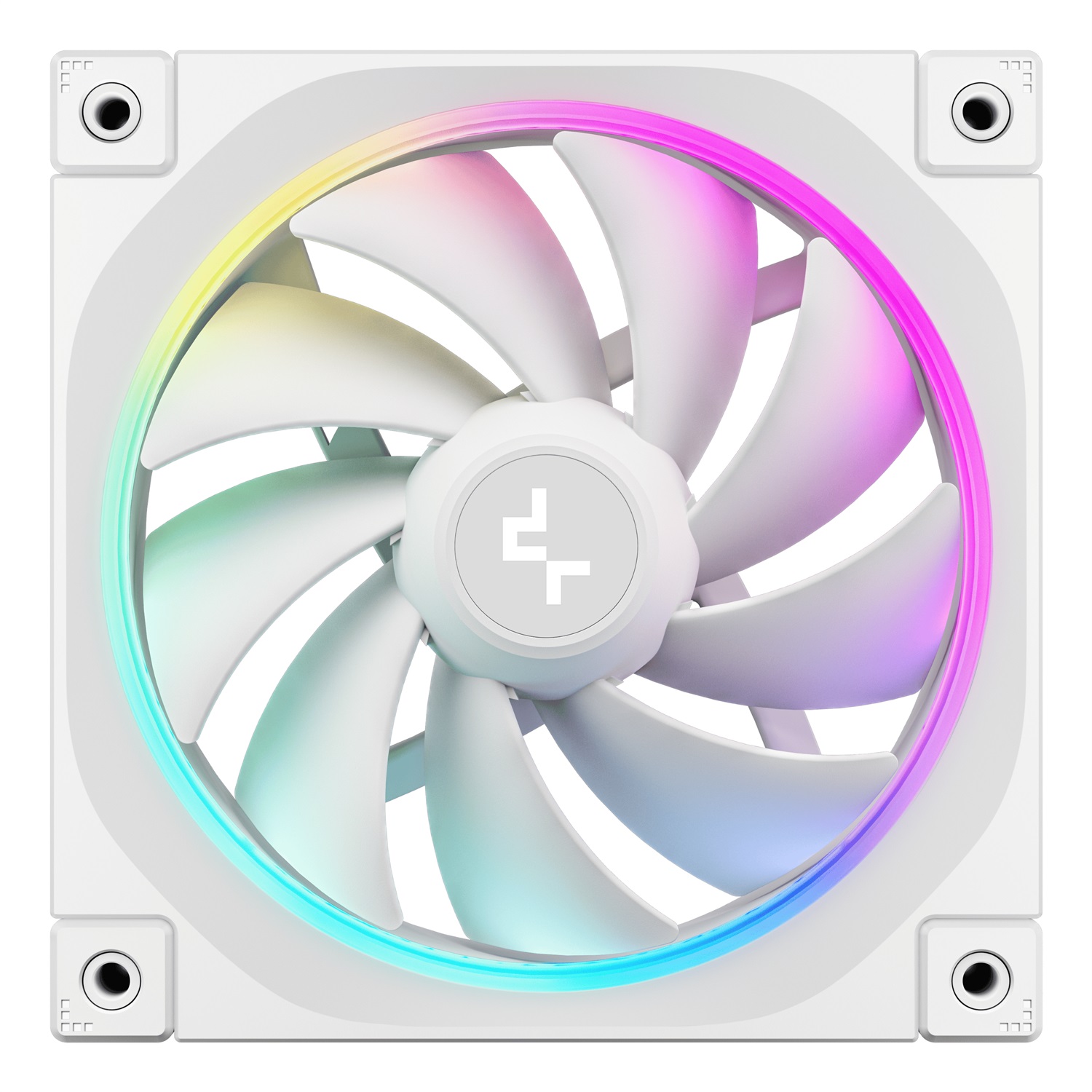 DeepCool FL12 Ventola ARGB 120mm - Silenziosa, 2150 RPM, Bianco