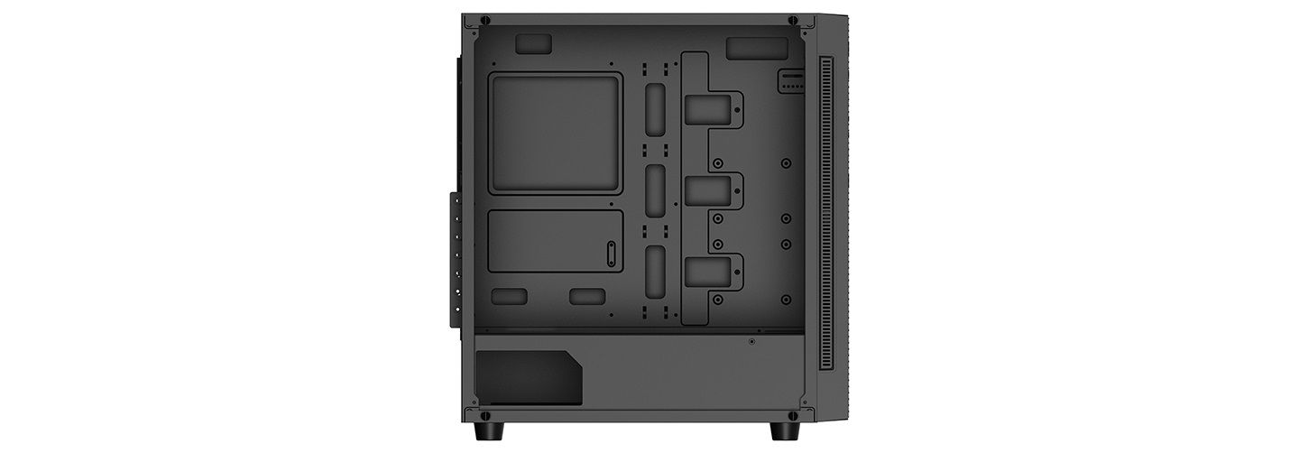 DeepCool Matrexx 55 Mesh Midi Tower Case ATX - Nero, Vetro Temperato, Gestione Cavi Ottimizzata