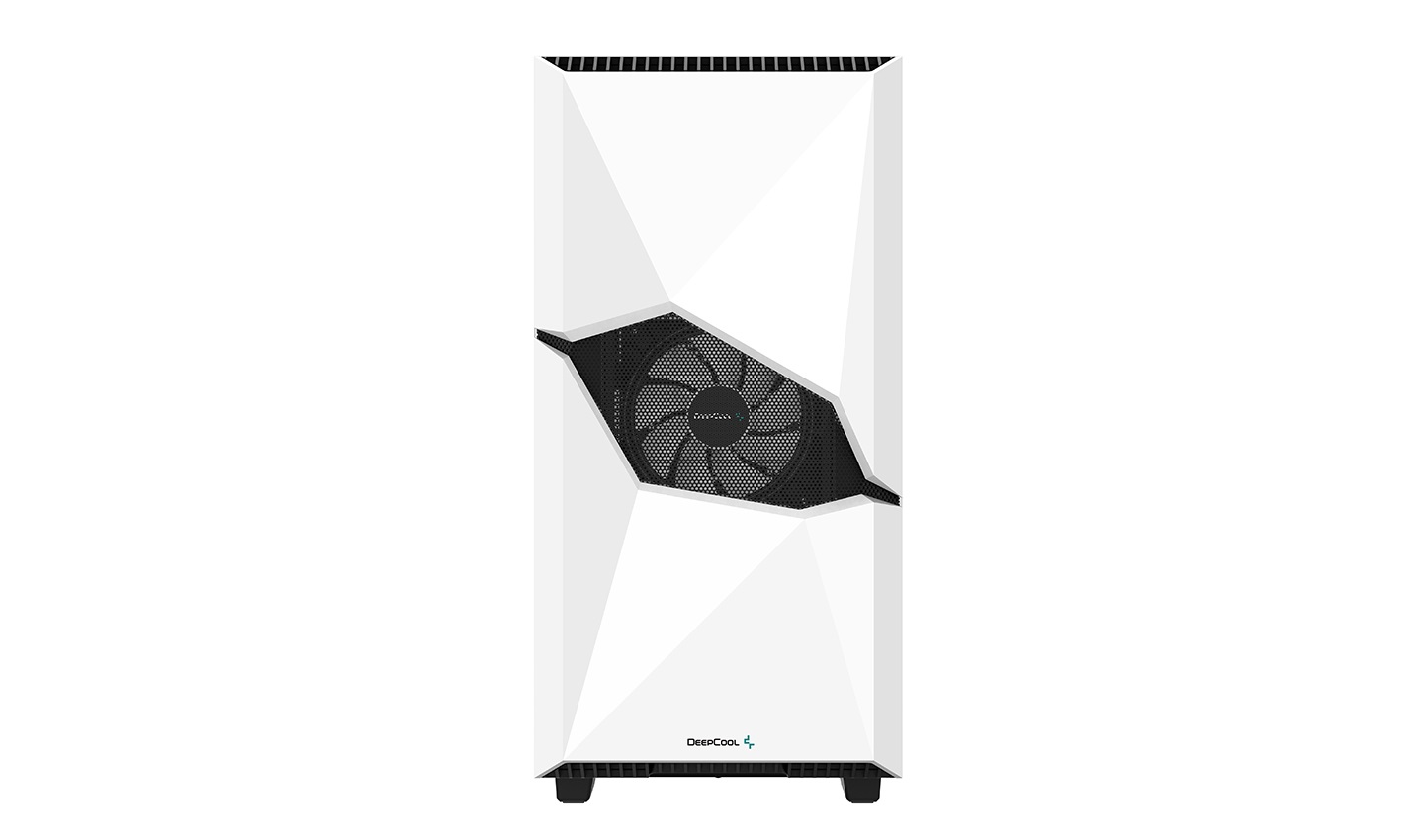 DeepCool CYCLOPS WH Midi Tower Bianco - Case ATX con Ventola 120 mm