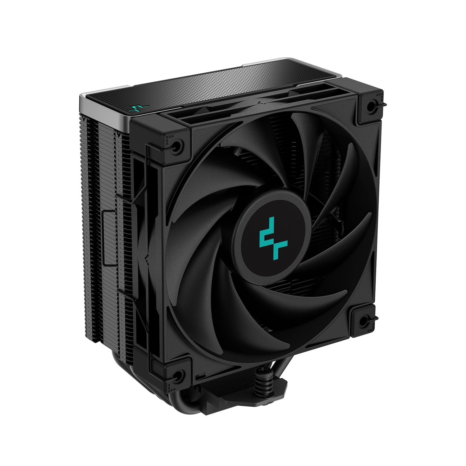 DeepCool AK400 ZERO DARK Raffreddatore d'aria 12 cm Nero - Alta Prestazione, Silenzioso, Compatibile con Socket Intel e AMD