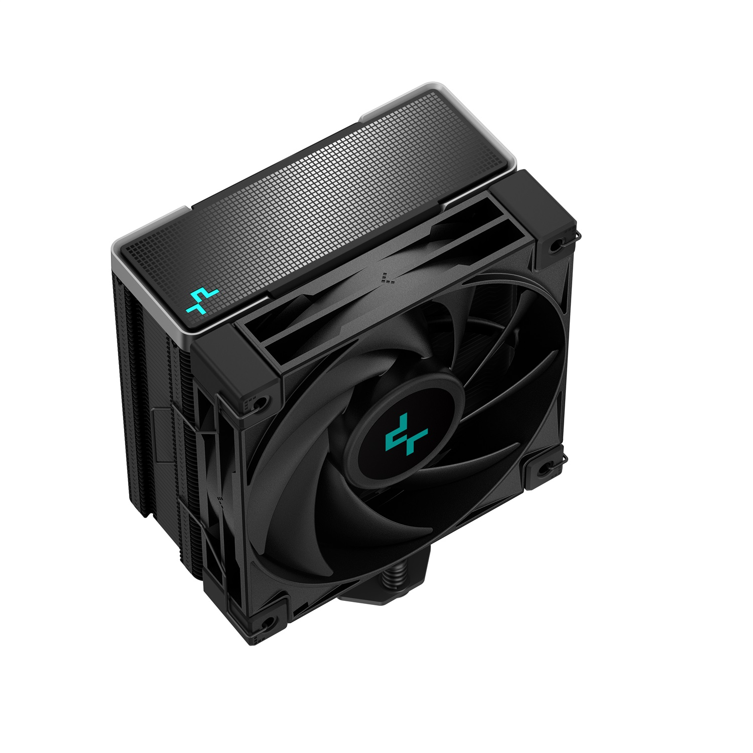 DeepCool AK400 ZERO DARK Raffreddatore d'aria 12 cm Nero - Alta Prestazione, Silenzioso, Compatibile con Socket Intel e AMD