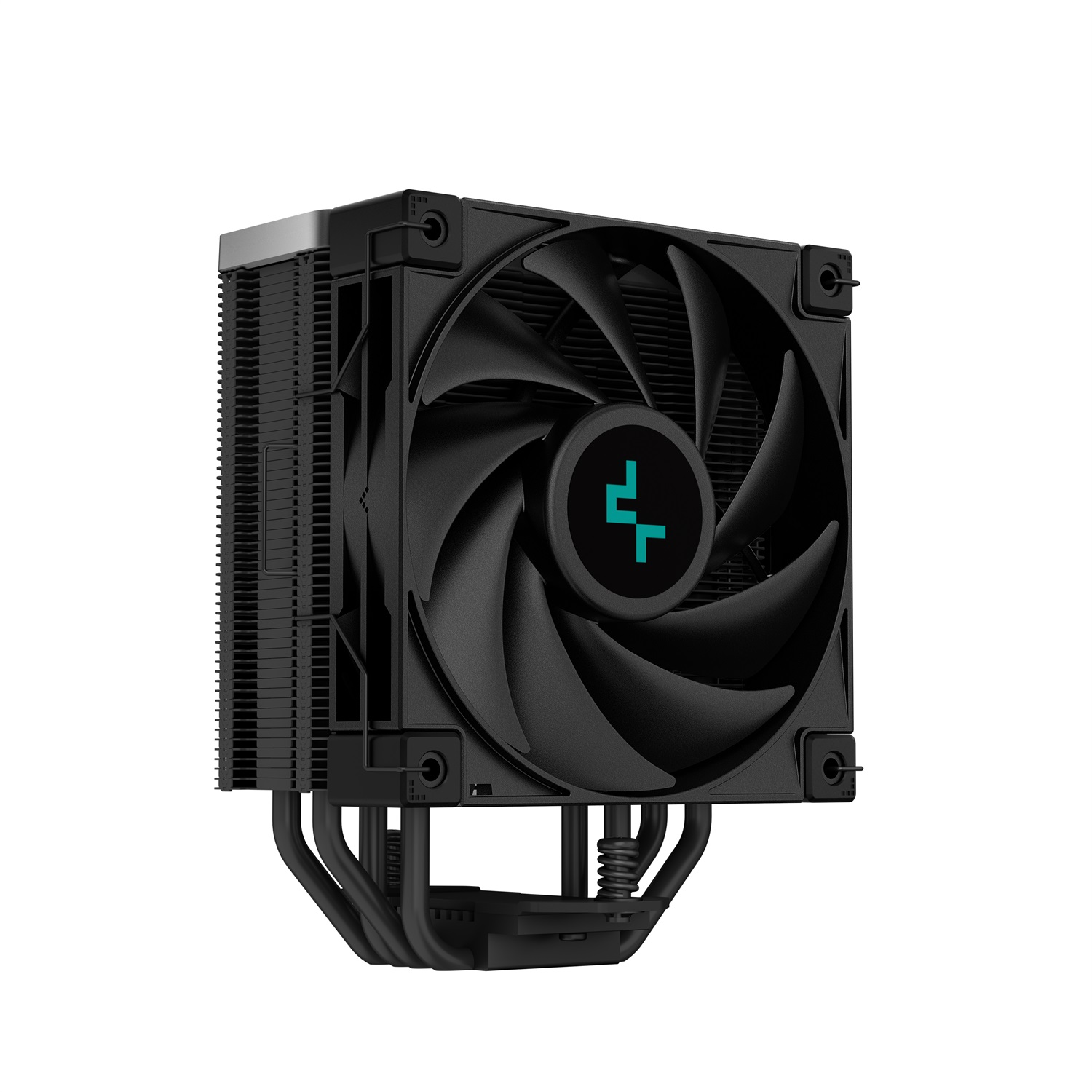 DeepCool AK400 ZERO DARK Raffreddatore d'aria 12 cm Nero - Alta Prestazione, Silenzioso, Compatibile con Socket Intel e AMD