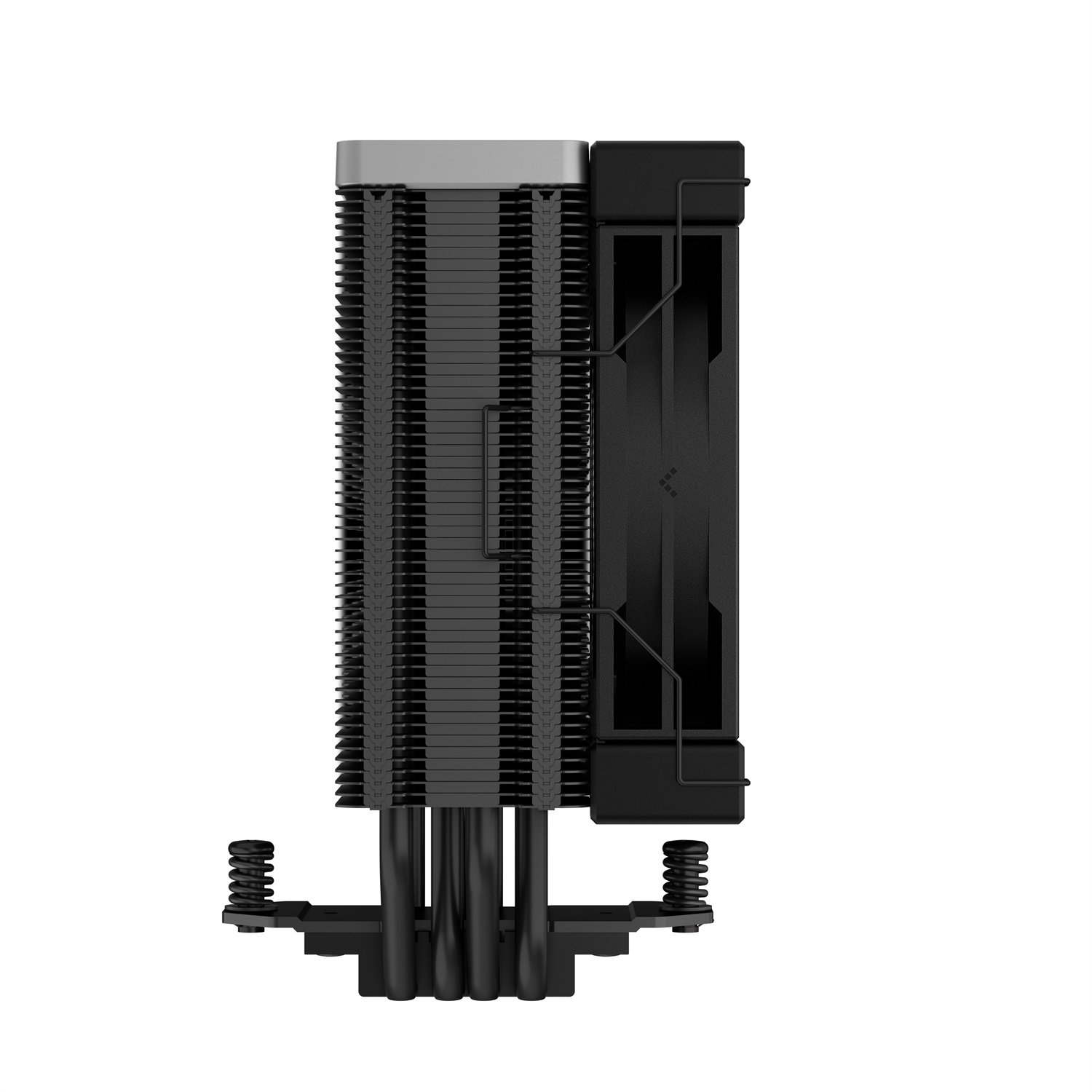 DeepCool AK400 ZERO DARK Raffreddatore d'aria 12 cm Nero - Alta Prestazione, Silenzioso, Compatibile con Socket Intel e AMD
