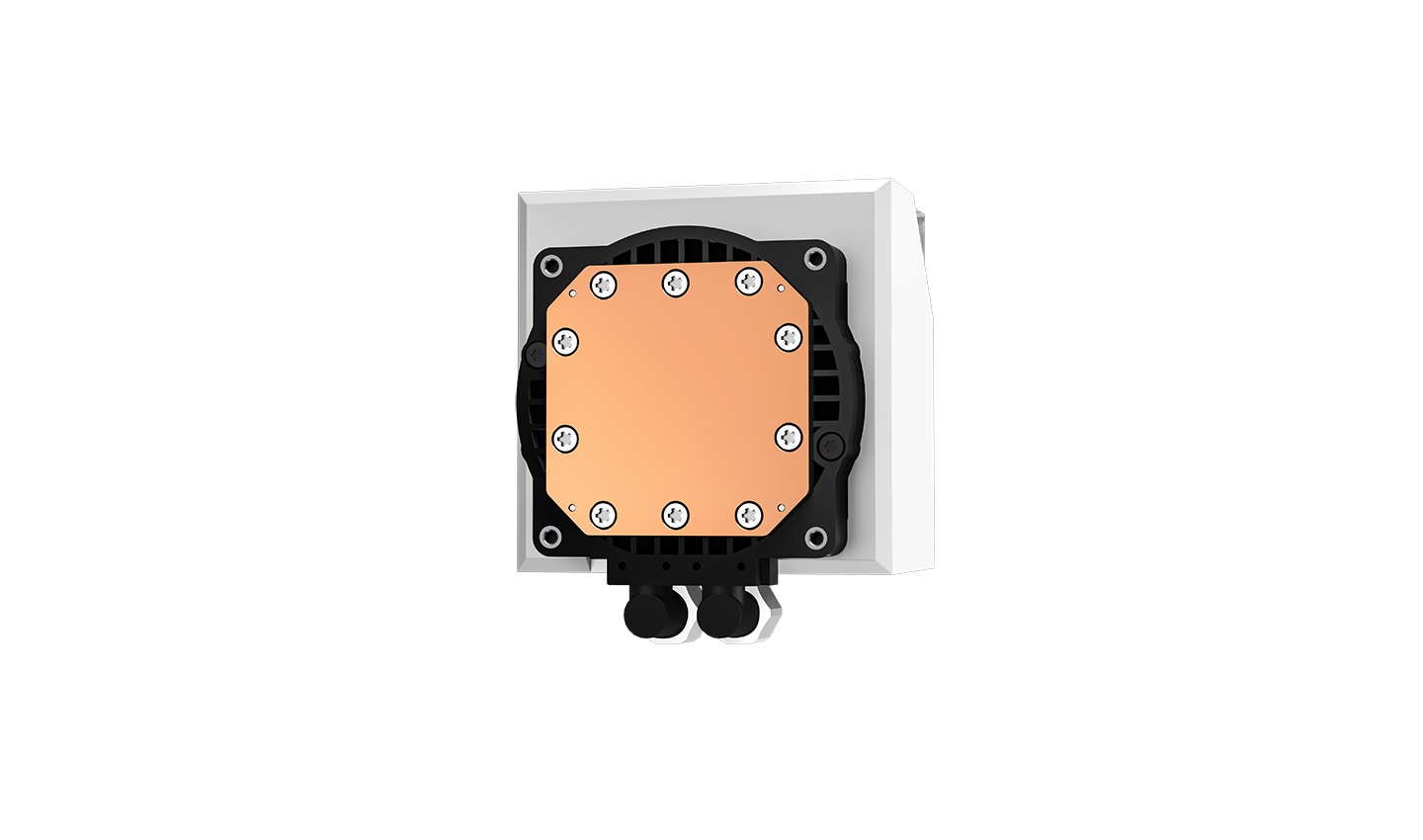 DeepCool LT520 WH Raffreddatore di liquidi tutto in uno 240mm con ventole da 12 cm - Bianco