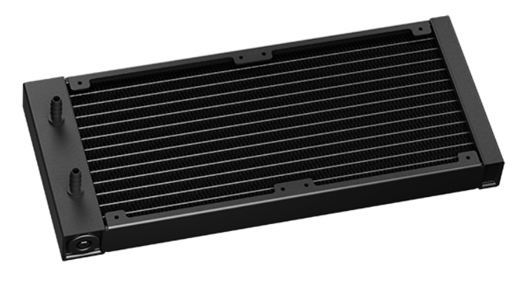 DeepCool MYSTIQUE 240 ARGB Raffreddatore di liquidi AIO 240mm con Ventilatori da 12 cm e Schermo TFT LCD da 2,8'' - Nero