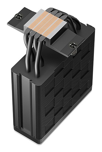 DeepCool AG400 BK ARGB V2 - Dissipatore ad Aria con Ventilatore da 12 cm, Colore Nero