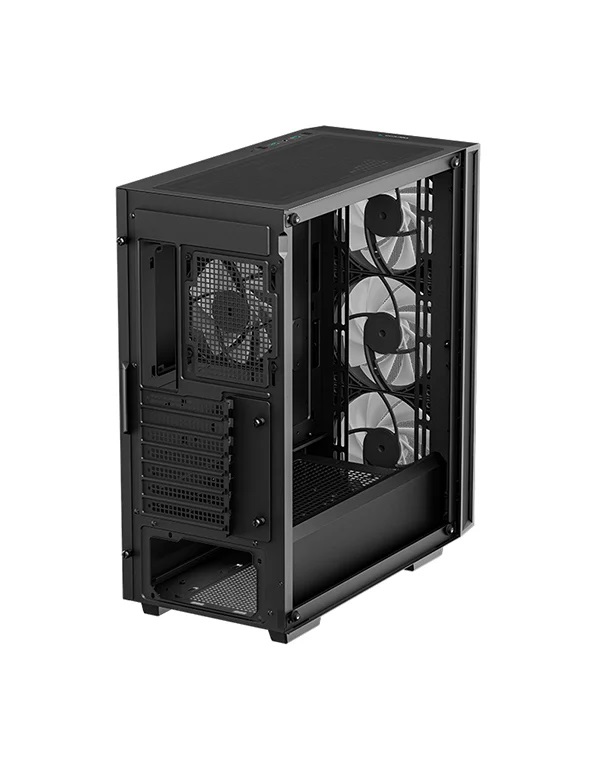 DeepCool MATREXX 55 MESH V4 C Midi Tower Nero - Case PC ATX con 4 Ventole ARGB e Finestra in Vetro Temperato