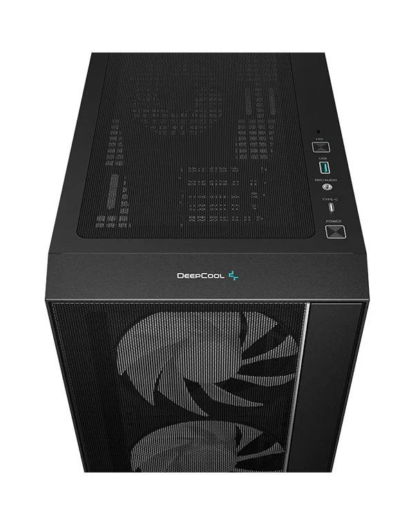 DeepCool MATREXX 55 MESH V4 C Midi Tower Nero - Case PC ATX con 4 Ventole ARGB e Finestra in Vetro Temperato