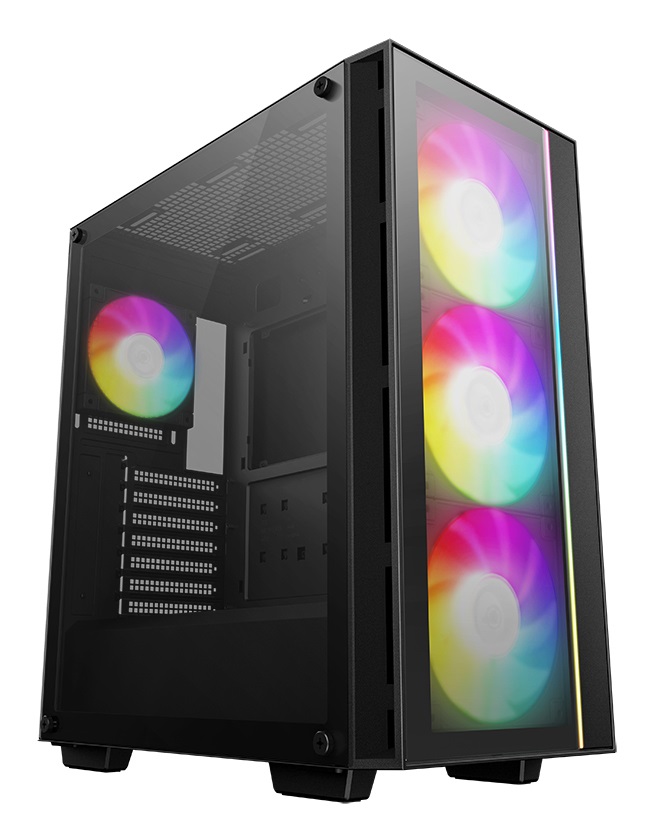 DeepCool MATREXX55 V4 C Midi Tower Nero - Case ATX con Ventole ARGB e Pannello in Vetro Temperato
