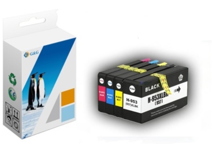G&G Cartuccia Ink Compatibile Magenta per HP 953XL - Compatibile con Officejet 8702 AIO e Pro 8210/8211/8710/8711