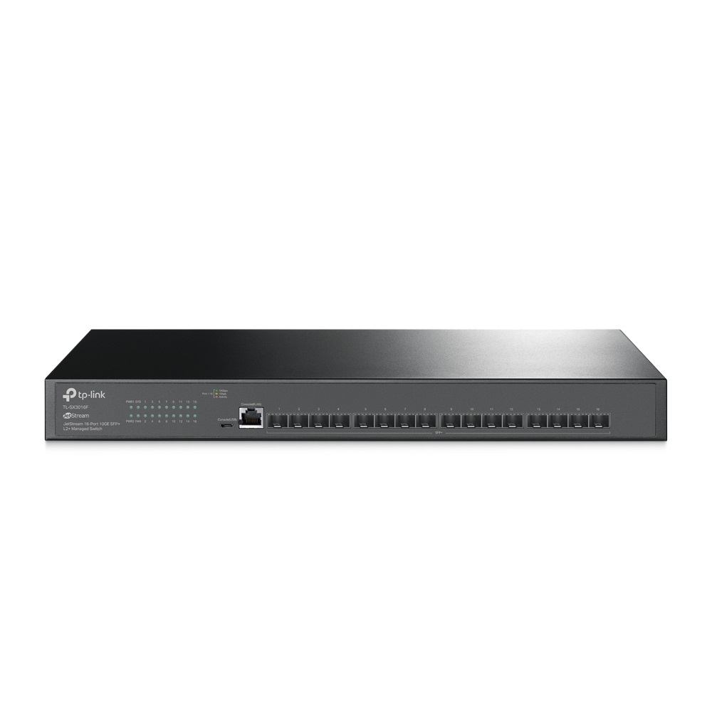 TP-Link JetStream TL-SX3016F Switch di Rete Gestito L2 /L3 16 Porte 10 Gigabit Ethernet Nero