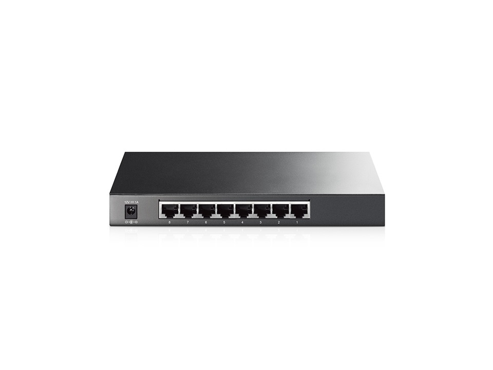 TP-Link JetStream TL-SG2008 Switch Gestito L2/L2 con 8 Porte Gigabit Ethernet (10/100/1000) - Nero