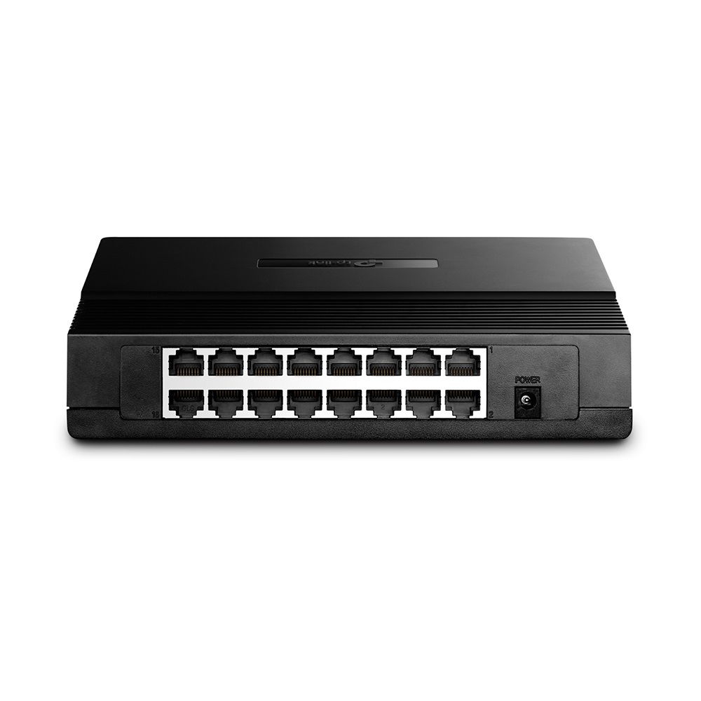 TP-Link TL-SF1016D Switch Desktop Non Gestito 16 Porte 10/100 Mbps Plug & Play Nero