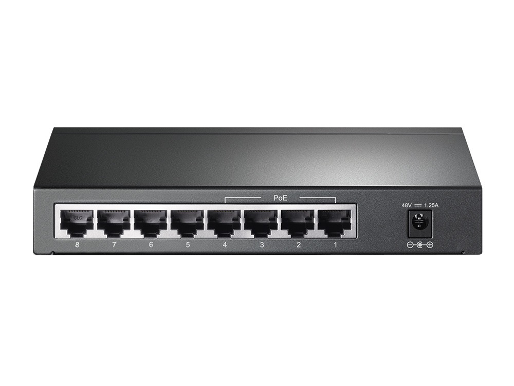 TP-Link TL-SG1008P Switch Non Gestito Gigabit Ethernet 8 Porte con 4 Porte PoE - Grigio