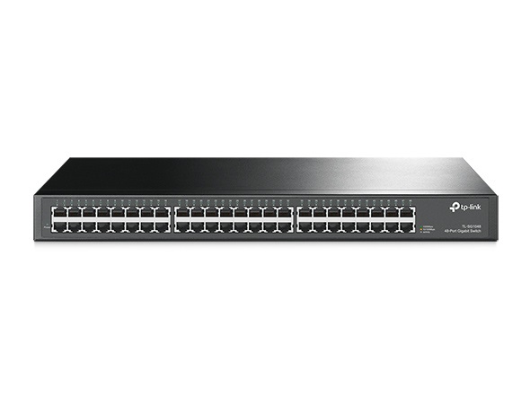 TP-Link TL-SG1048 Switch 48 Porte Gigabit Non Gestito Rack 1U - Ethernet (10/100/1000), Capacità di Commutazione 96 Gbit/s