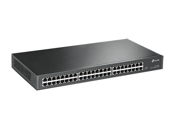 TP-Link TL-SG1048 Switch 48 Porte Gigabit Non Gestito Rack 1U - Ethernet (10/100/1000), Capacità di Commutazione 96 Gbit/s
