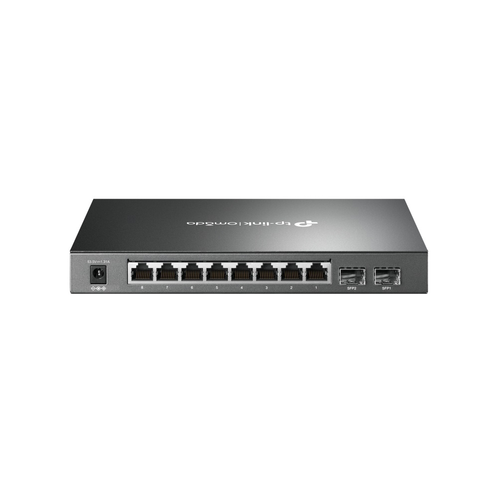 TP-Link SG2210P Switch di rete Gestito L2/L4 con 8 Porte Gigabit Ethernet PoE e 2 Slot SFP