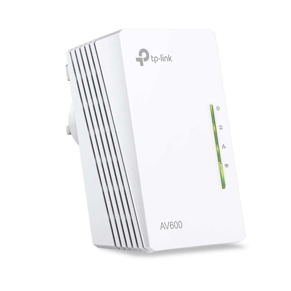 TP-Link TL-WPA4220 Powerline WiFi Extender AV600Mbps, 600 Mbit/s, 2 Porte Ethernet, Plug & Play, Tecnologia Powerline Avanzata
