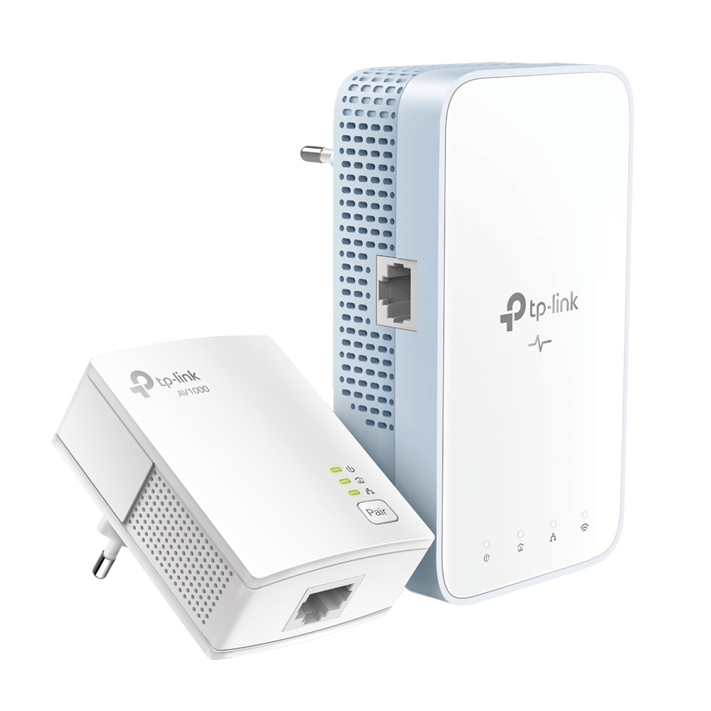 TP-Link TL-WPA7517 KIT Adattatore di Rete PowerLine 1000 Mbit/s con Wi-Fi AC750 e Porta Gigabit Ethernet - Bianco