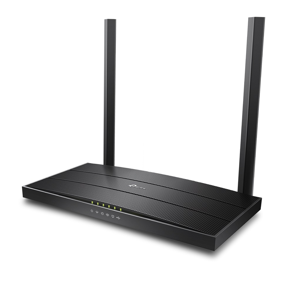 TP-Link Archer VR400 - Modem Router AC1200 Dual-Band, Wi-Fi fino a 1.2 Gbps, MU-MIMO, 4 Porte Gigabit e 1 Porta USB
