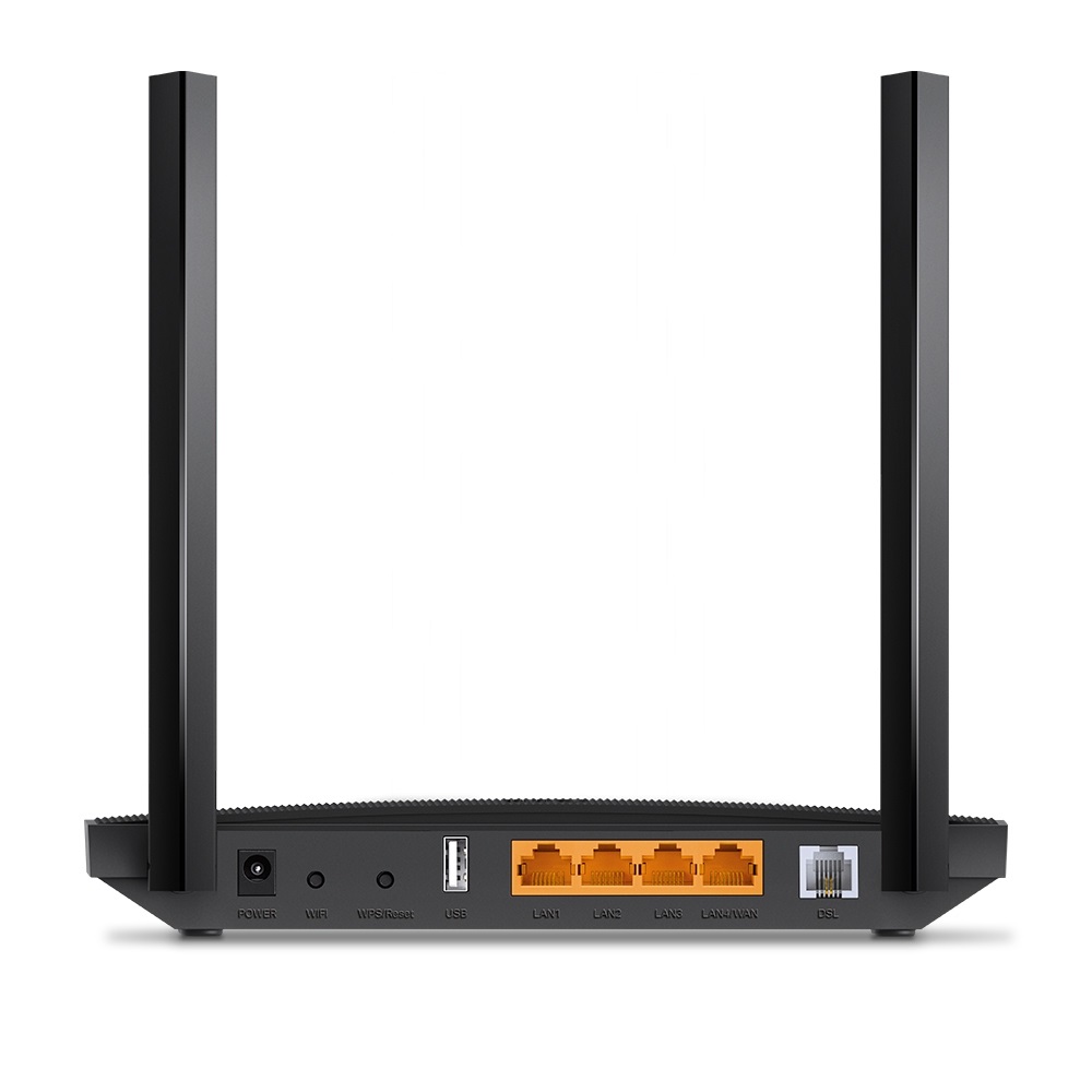 TP-Link Archer VR400 - Modem Router AC1200 Dual-Band, Wi-Fi fino a 1.2 Gbps, MU-MIMO, 4 Porte Gigabit e 1 Porta USB