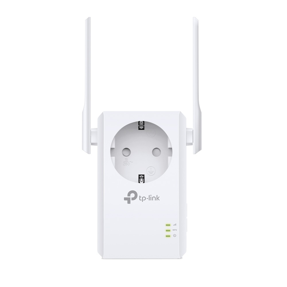 TP-Link TL-WA860RE Range Extender WiFi 300 Mbps con Presa Elettrica Integrata, 1 Porta LAN, 2 Antenne Esterne
