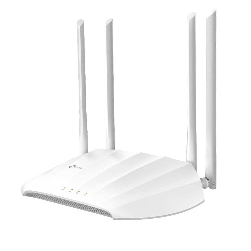 TP-Link TL-WA1201 Access Point Wireless AC1200 Dual-Band - 867 Mbps a 5 GHz e 300 Mbps a 2.4 GHz, PoE Passivo, Multi-SSID, MU-MIMO, Bianco