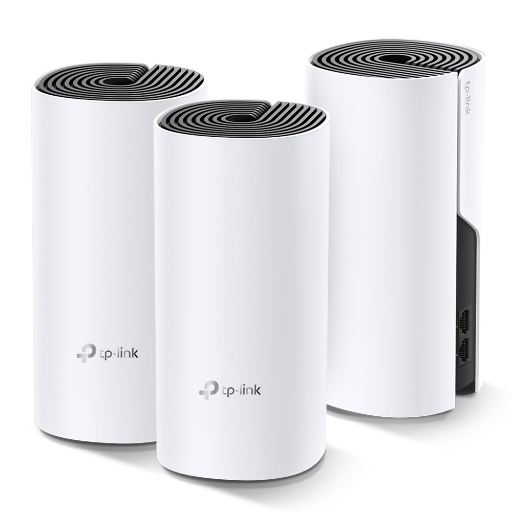 TP-Link Deco M4 3-Pack - Sistema Wi-Fi Mesh Dual-band (2.4 GHz/5 GHz) Wi-Fi 5 (802.11ac) Bianco con 2 Porte Ethernet Gigabit