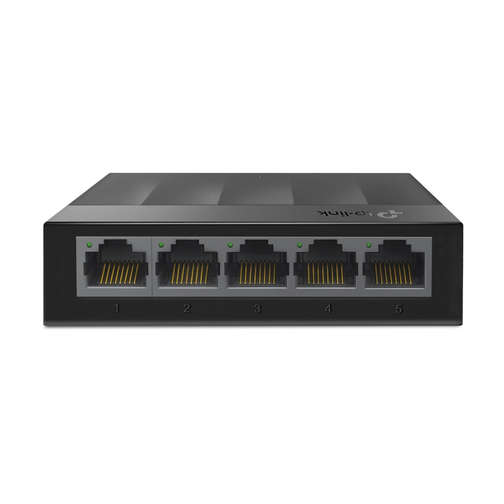 TP-Link LS1005G Switch di Rete Non Gestito Gigabit Ethernet 5 Porte (10/100/1000) Montabile a Parete - Colore Nero