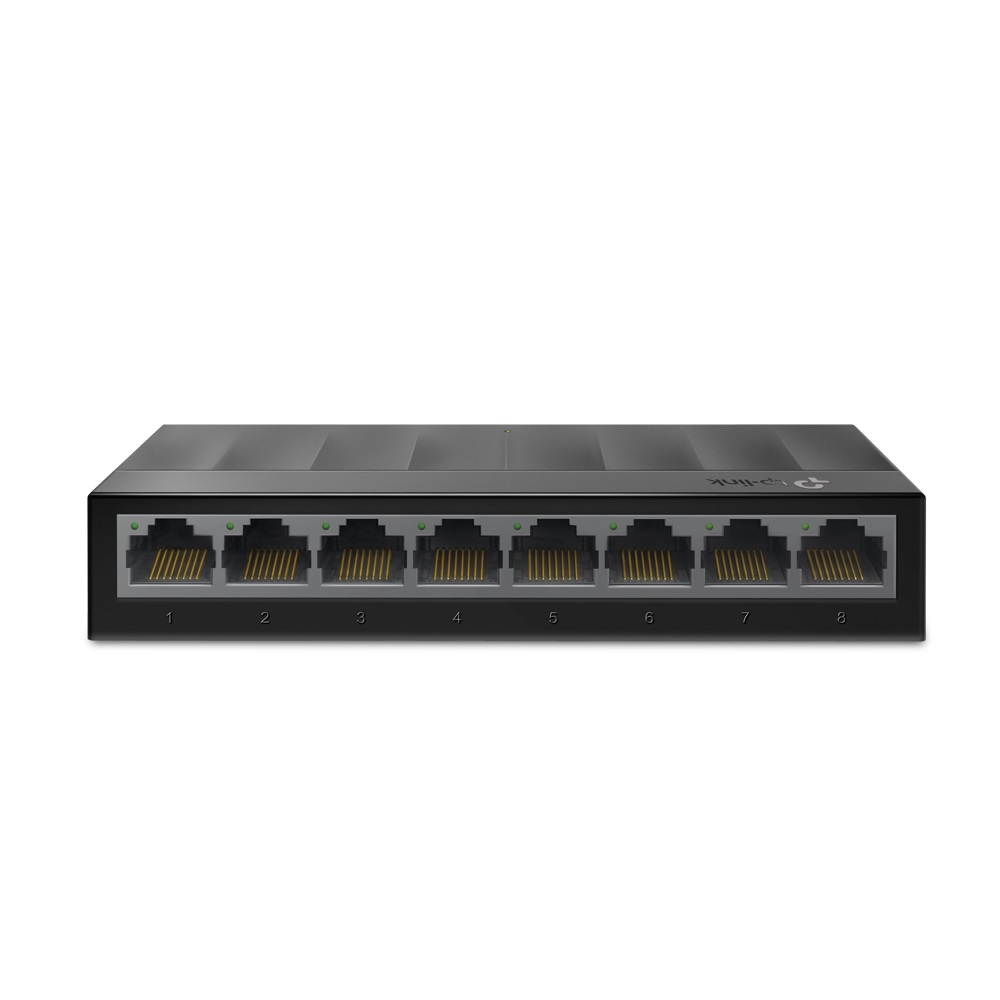 TP-Link LS1008G Switch di rete Non gestito Gigabit Ethernet 8 Porte 10/100/1000 Mbps, Plastica, Montabile a parete