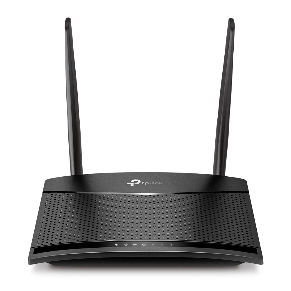 TP-Link TL-MR100 Router Wireless 4G LTE N300 fino a 300 Mbps, Banda singola (2.4 GHz), 1 Porta LAN, Slot per SIM, Antenna Esterno