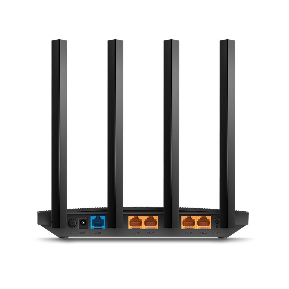 TP-Link Archer C6 Router Wi-Fi Dual-band AC1200Mbps con 5 Porte Gigabit, MU-MIMO, Beamforming, Parental Control, Configurazione Semplice