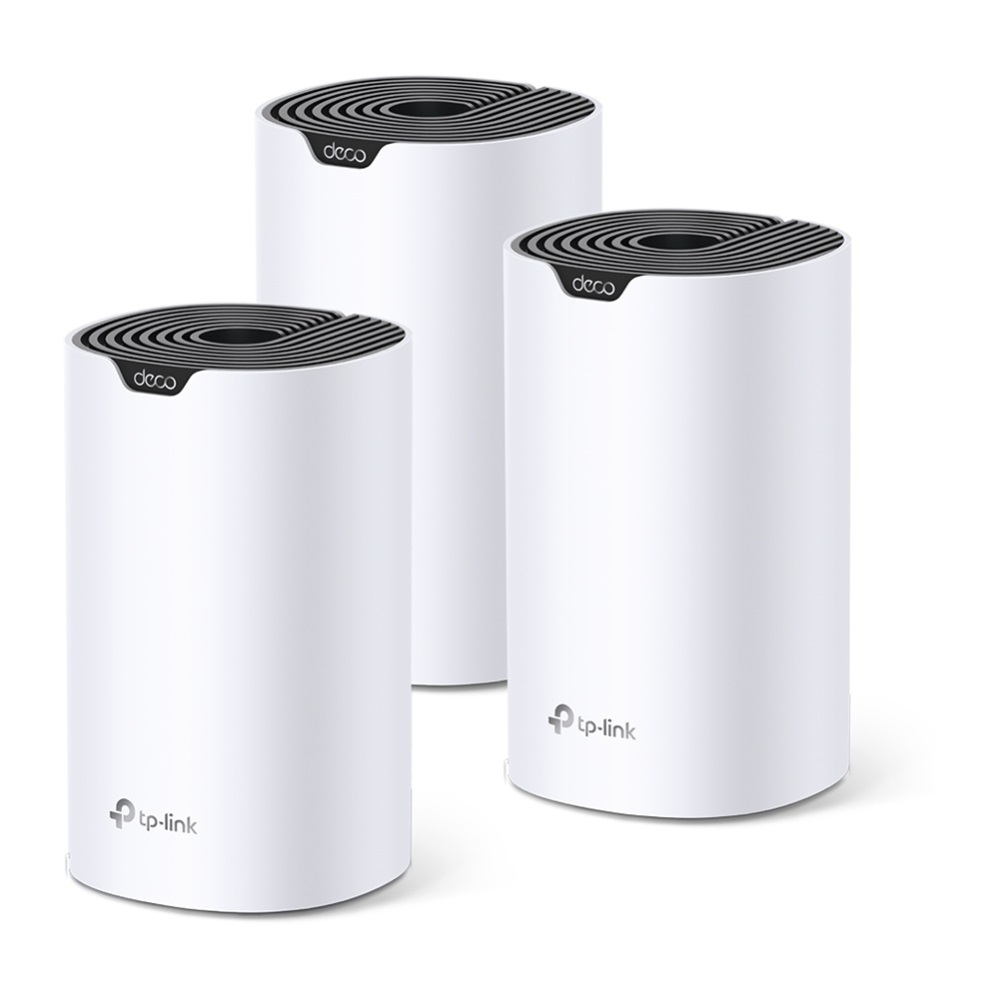 TP-Link Deco S4 (3-pack) Sistema Wi-Fi Mesh Dual-band (2.4 GHz/5 GHz) Wi-Fi 5 (802.11ac) Bianco - Copertura Fino a 510 m², Installazione Facile, Controllo Parentale