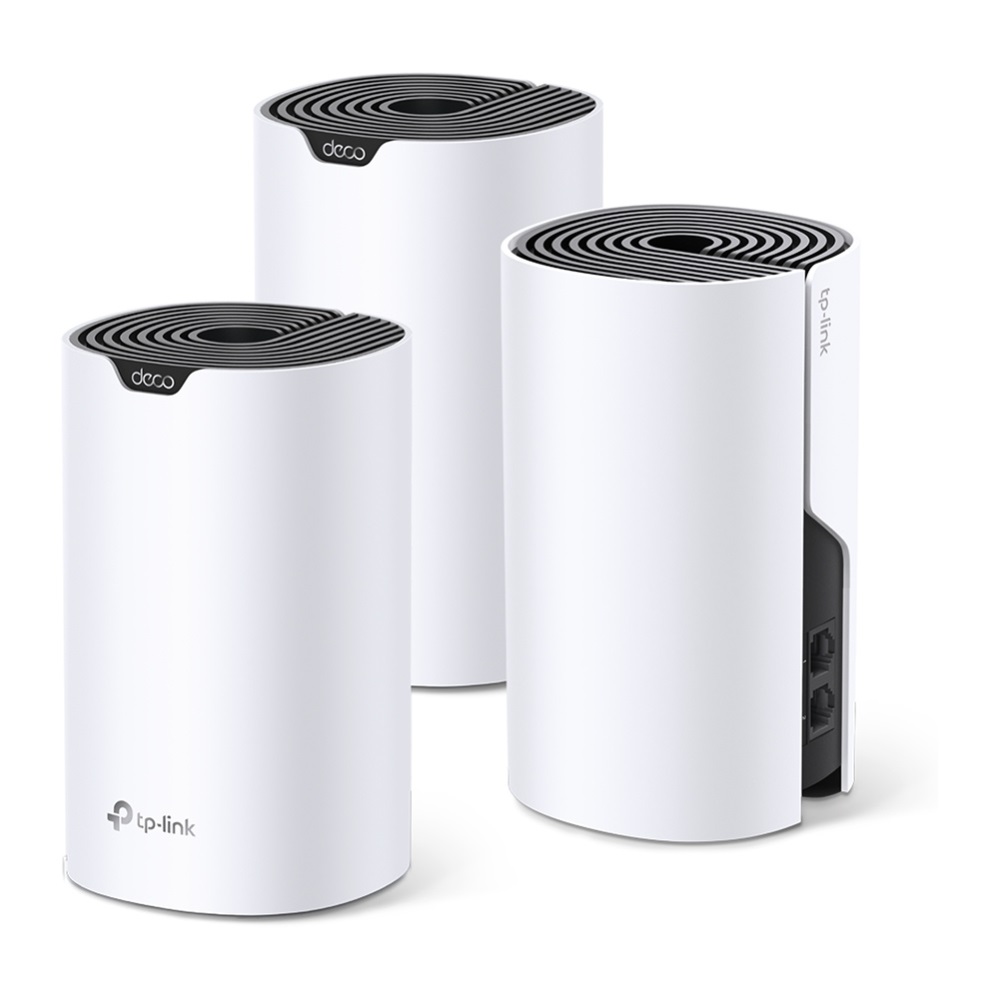 TP-Link Deco S4 (3-pack) Sistema Wi-Fi Mesh Dual-band (2.4 GHz/5 GHz) Wi-Fi 5 (802.11ac) Bianco - Copertura Fino a 510 m², Installazione Facile, Controllo Parentale