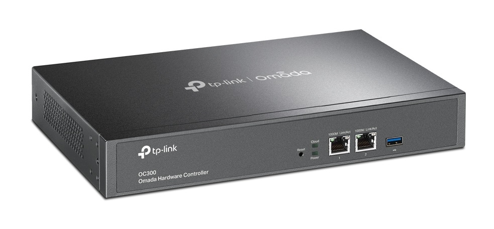 TP-Link OC300 Controller Hardware Omada - Gestione centralizzata Hybrid Cloud, 10/100/1000 Mbit/s, Cablato, Nero, 1200 MHz, 2048 MB DDR4