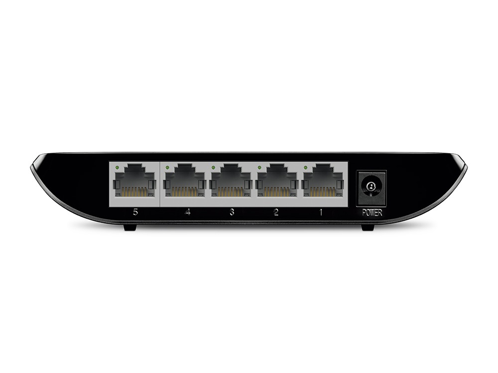 TP-Link TL-SG1005D Switch Desktop Gigabit 5 Porte RJ45 (10/100/1000 Mbps), Non Gestito, Plug & Play, Funzionamento Silenzioso, Montaggio Desktop o a Parete