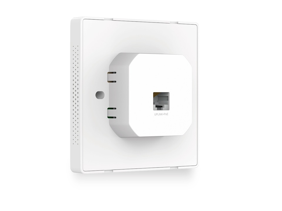 TP-Link Omada EAP115-Wall Access Point Wireless N 300 Mbit/s con Supporto Power over Ethernet (PoE) - Montabile a Parete