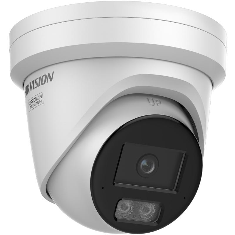 Hikvision Pro Series ColorVu DS-2CD2387G3-LI2UY (2.8MM) Telecamera di Sorveglianza IP per Interno ed Esterno, Risoluzione 4K, Montaggio a Soffitto