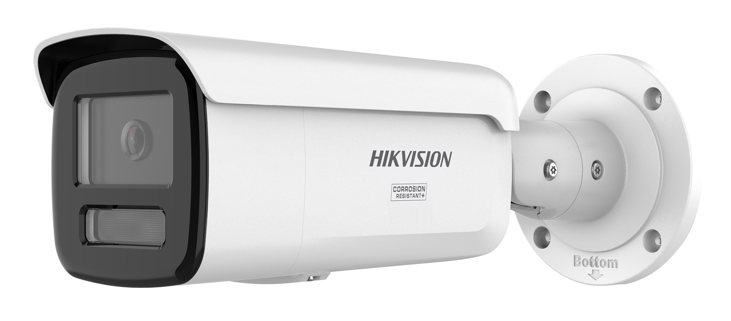 Hikvision DS-2CD2T47G3-LIY Telecamera di Sorveglianza Pallottola IP Esterno con ColorVu, Risoluzione 2688 x 1520 Pixel