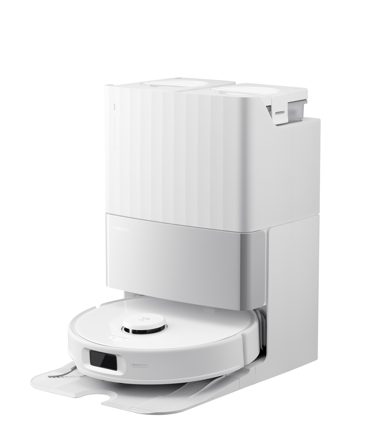 Roborock Qrevo Edge 5V1 - Sacchetto per la polvere Bianco con Doppio sistema di protezione dai grovigli