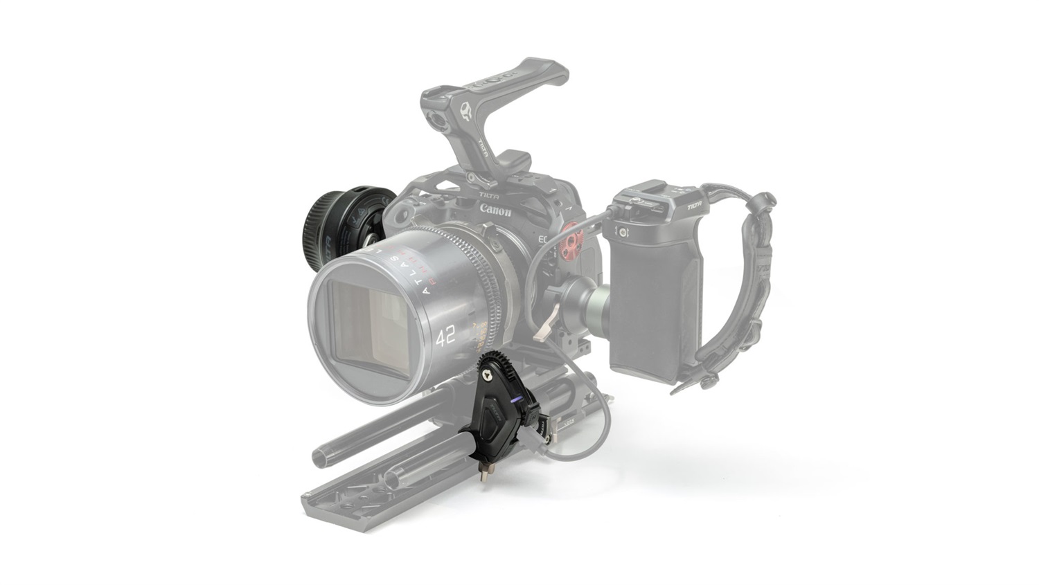 Tilta WLC-T05 Supporto per Obiettivo Nero Compatibile con DJI RS2 e RS3 Pro