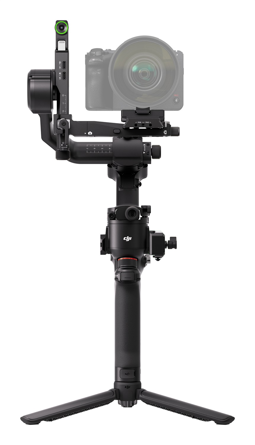 DJI RS 5 Stabilizzatore per Fotocamera - Compatibile con Canon, Sony, Panasonic, Nikon e Fujifilm, Manopole di Regolazione Fine e Blocco Automatico degli Assi