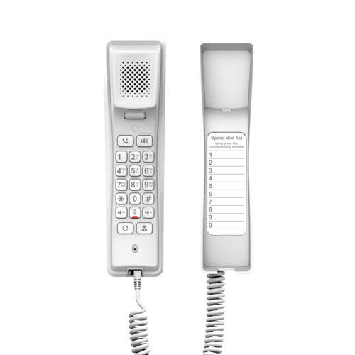 Fanvil H2U Telefono IP Bianco con 2 linee SIP, Altoparlante HD e supporto PoE