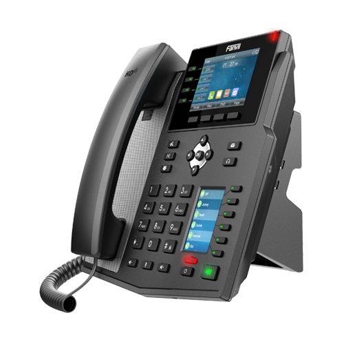 Fanvil FAN-X5Uv2 Telefono IP Gigabit Nero con 16 Linee e Rubrica da 2000 Voci