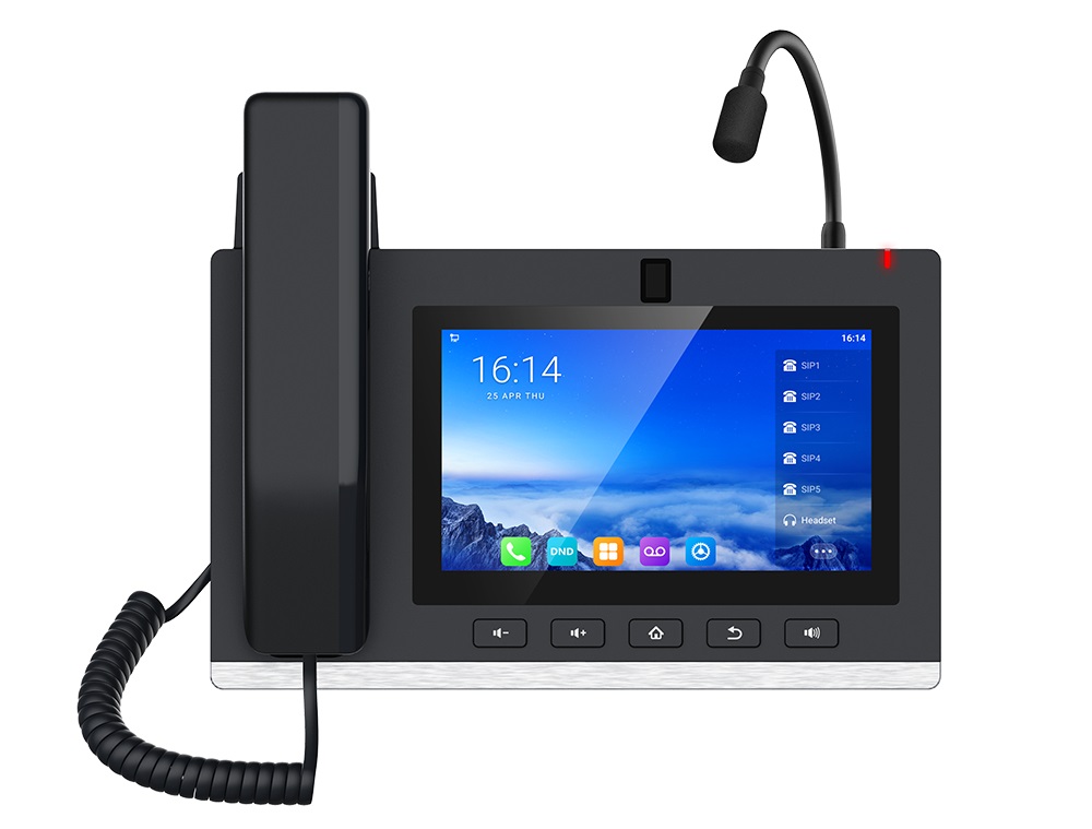 Fanvil A308i Videotelefono IP Android Touch Screen 7 Pollici, 116 Tasti DSS, Microfono Gooseneck, Wi-Fi