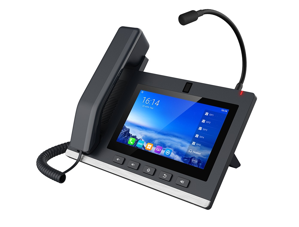 Fanvil A308i Videotelefono IP Android Touch Screen 7 Pollici, 116 Tasti DSS, Microfono Gooseneck, Wi-Fi