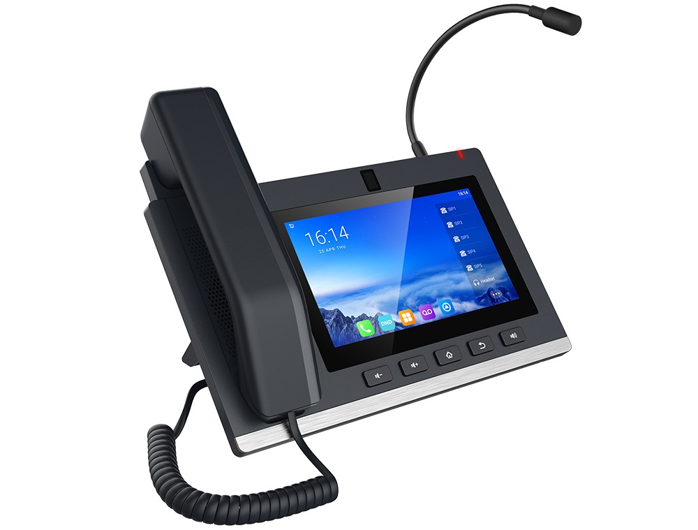 Fanvil A308i Videotelefono IP Android Touch Screen 7 Pollici, 116 Tasti DSS, Microfono Gooseneck, Wi-Fi