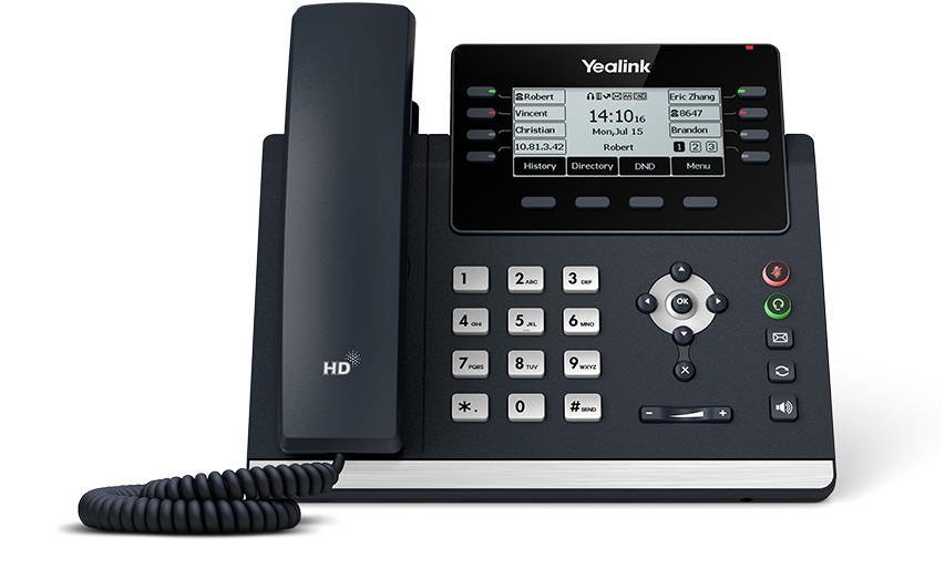Yealink SIP-T43U Telefono IP Grigio 12 linee SIP LCD 3.7