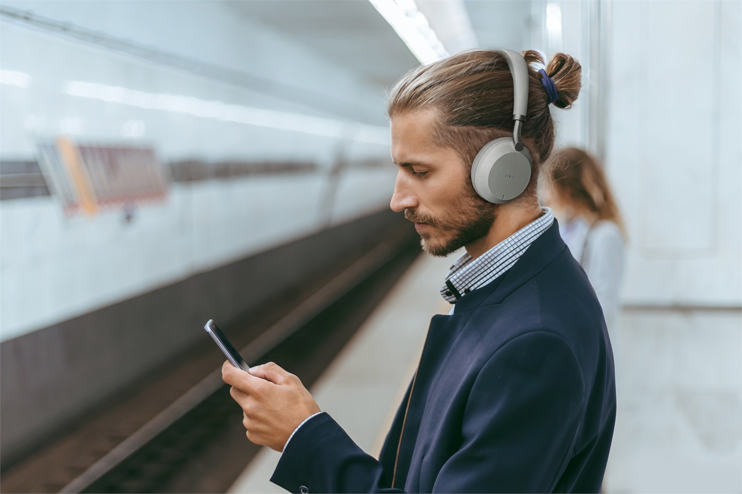 Yealink BH72 Lite Teams Auricolare Wireless A Padiglione Ufficio USB tipo A Bluetooth Grigio chiaro