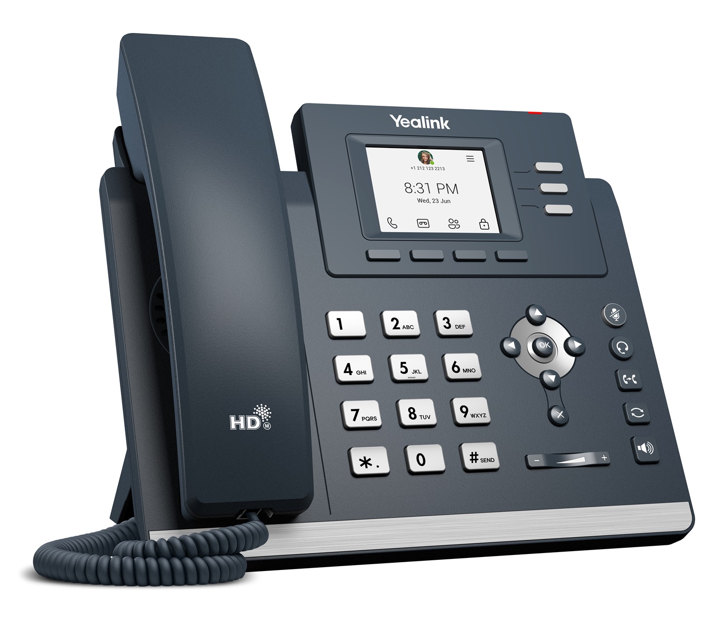 Yealink MP52 E2 Teams Telefono IP Grigio con Display LCD 2.4